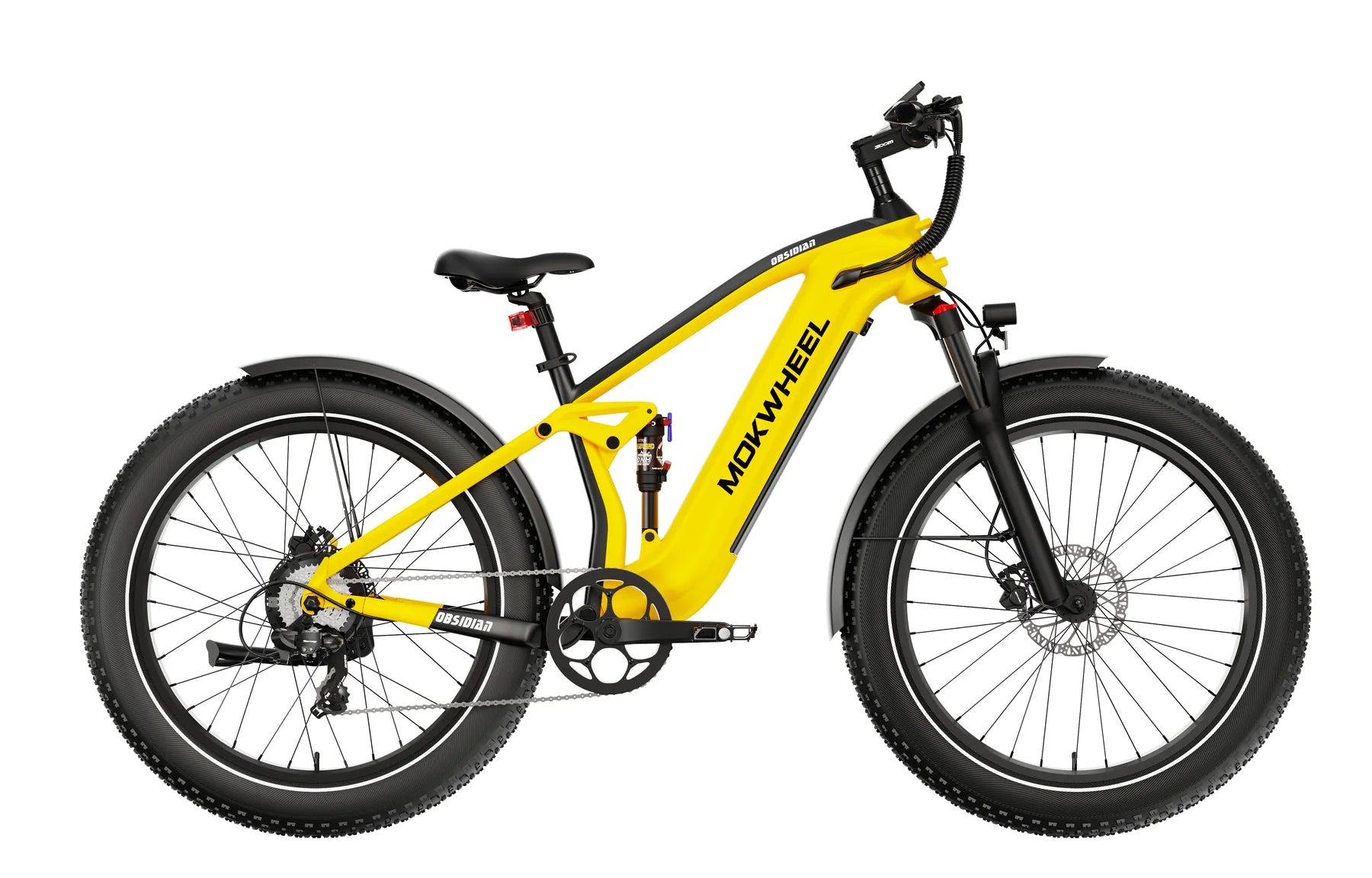Mokwheel Obsidian E-Bike | Full Suspension Fat Tire Electric