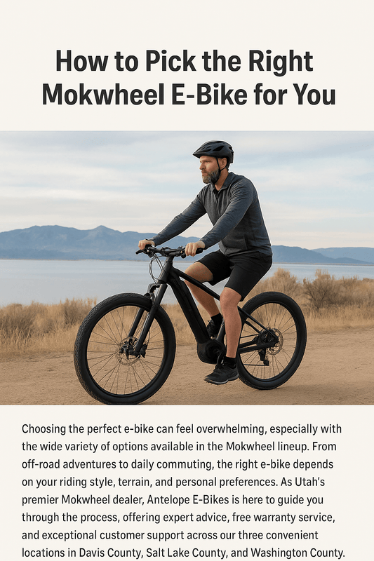 Find Your Ideal Mokwheel E-Bike with Utah’s Premier Dealer - Antelope Ebikes