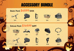 Mokwheel Accessory bundles on sale now with a bike purchase