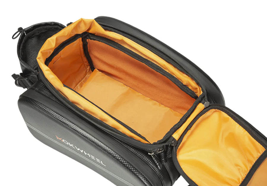 internal view of rear trunk bag