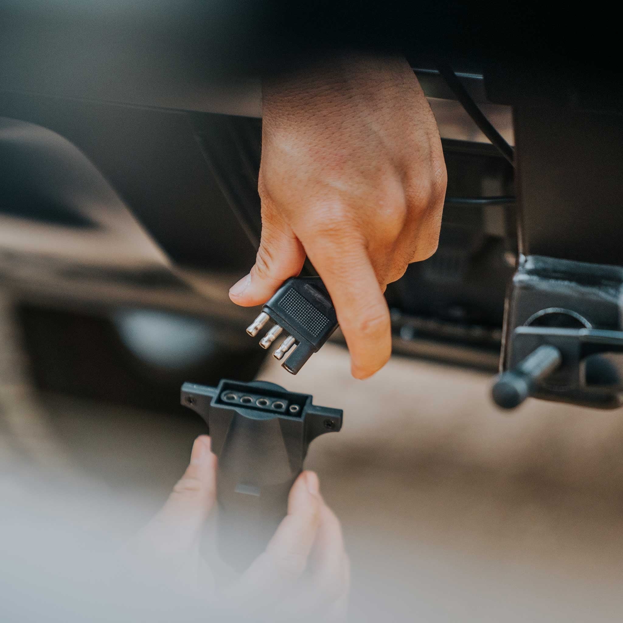 SAFETY LIGHT BAR FOR BIKE RACKS