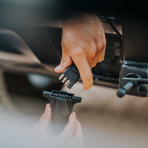 SAFETY LIGHT BAR FOR BIKE RACKS