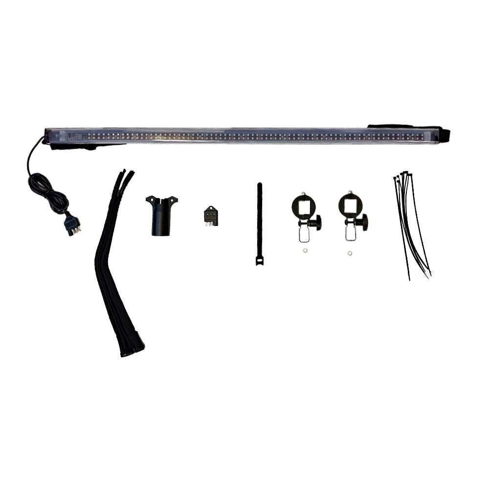 SAFETY LIGHT BAR FOR BIKE RACKS