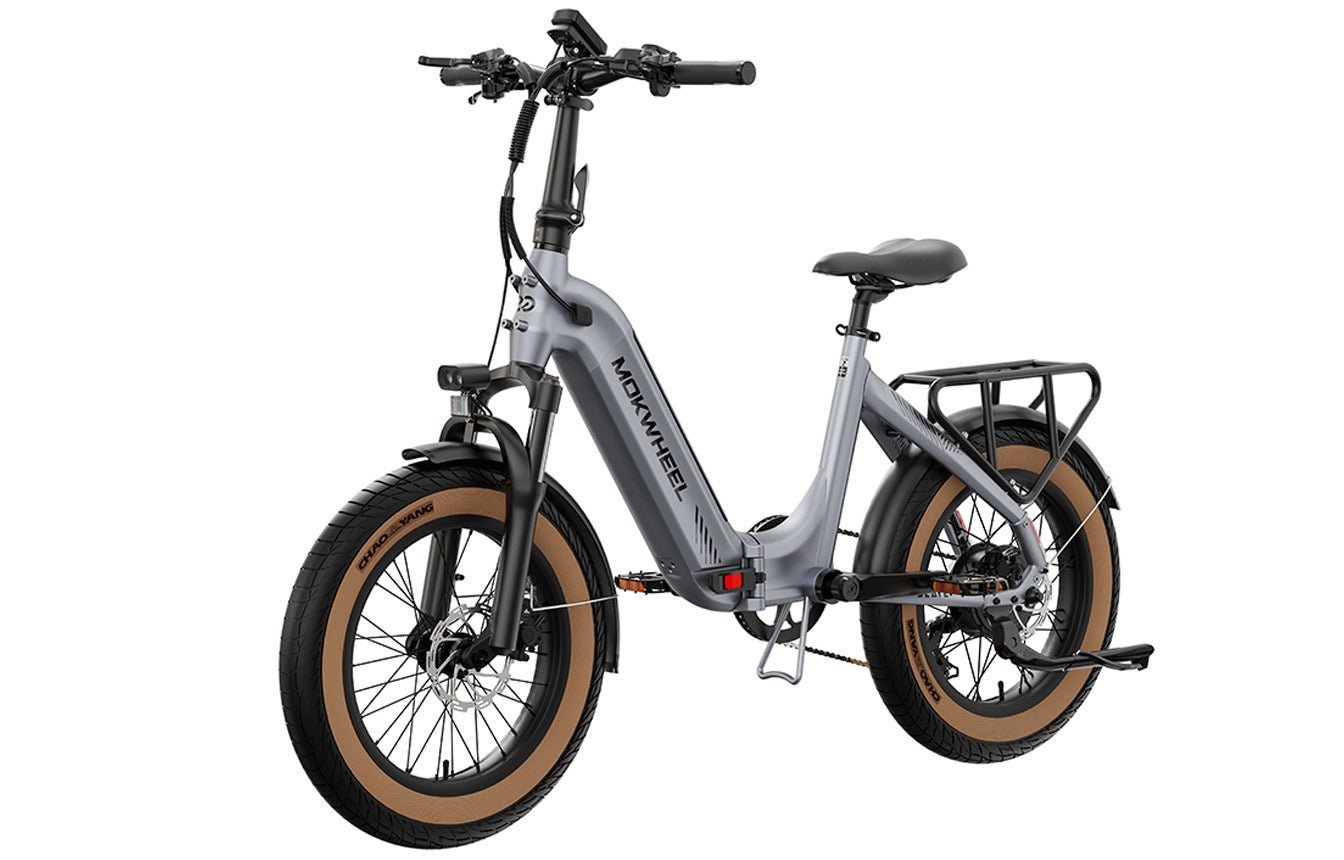 Mokwheel Slate Folding E-Bike – 500W Motor, 50–60 Mile Range
