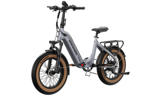 Mokwheel Slate Folding E-Bike – 500W Motor, 50–60 Mile Range