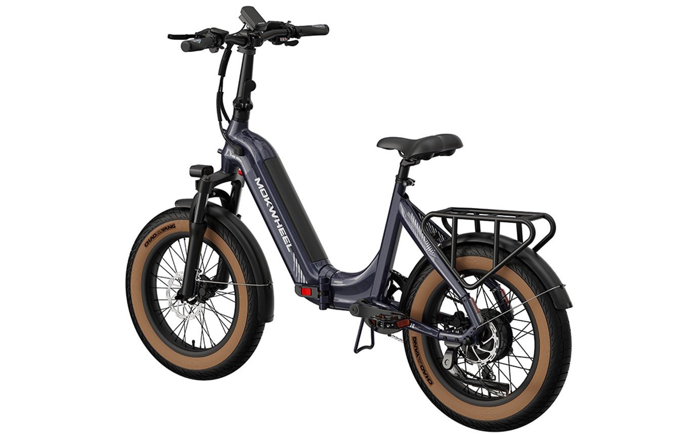 Mokwheel Slate Folding E-Bike – 500W Motor, 50–60 Mile Range