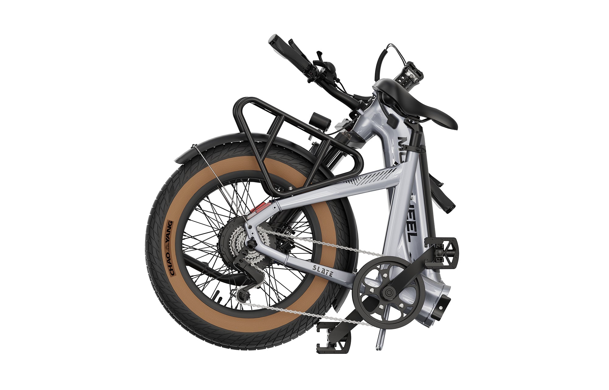 Mokwheel Slate Folding E-Bike – 500W Motor, 50–60 Mile Range
