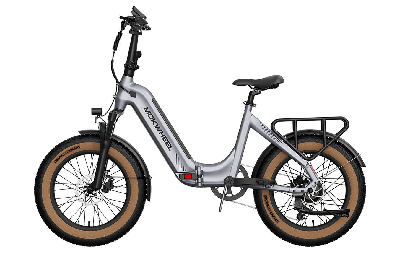 Mokwheel Slate Folding E-Bike – 500W Motor, 50–60 Mile Range