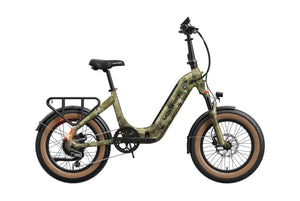 Mokwheel Slate Folding E-Bike – 500W Motor, 50–60 Mile Range
