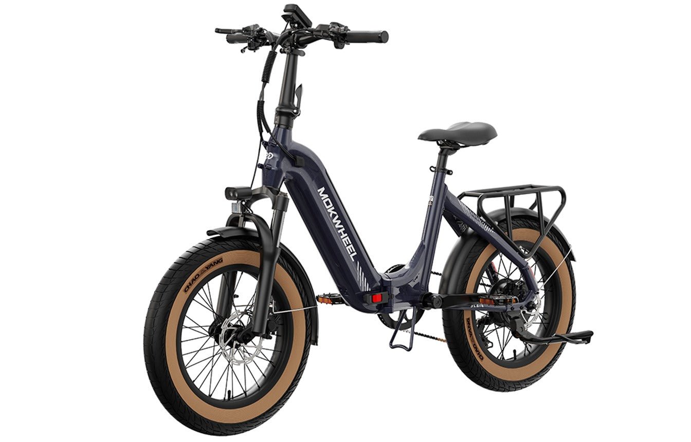 Mokwheel Slate Folding E-Bike – 500W Motor, 50–60 Mile Range