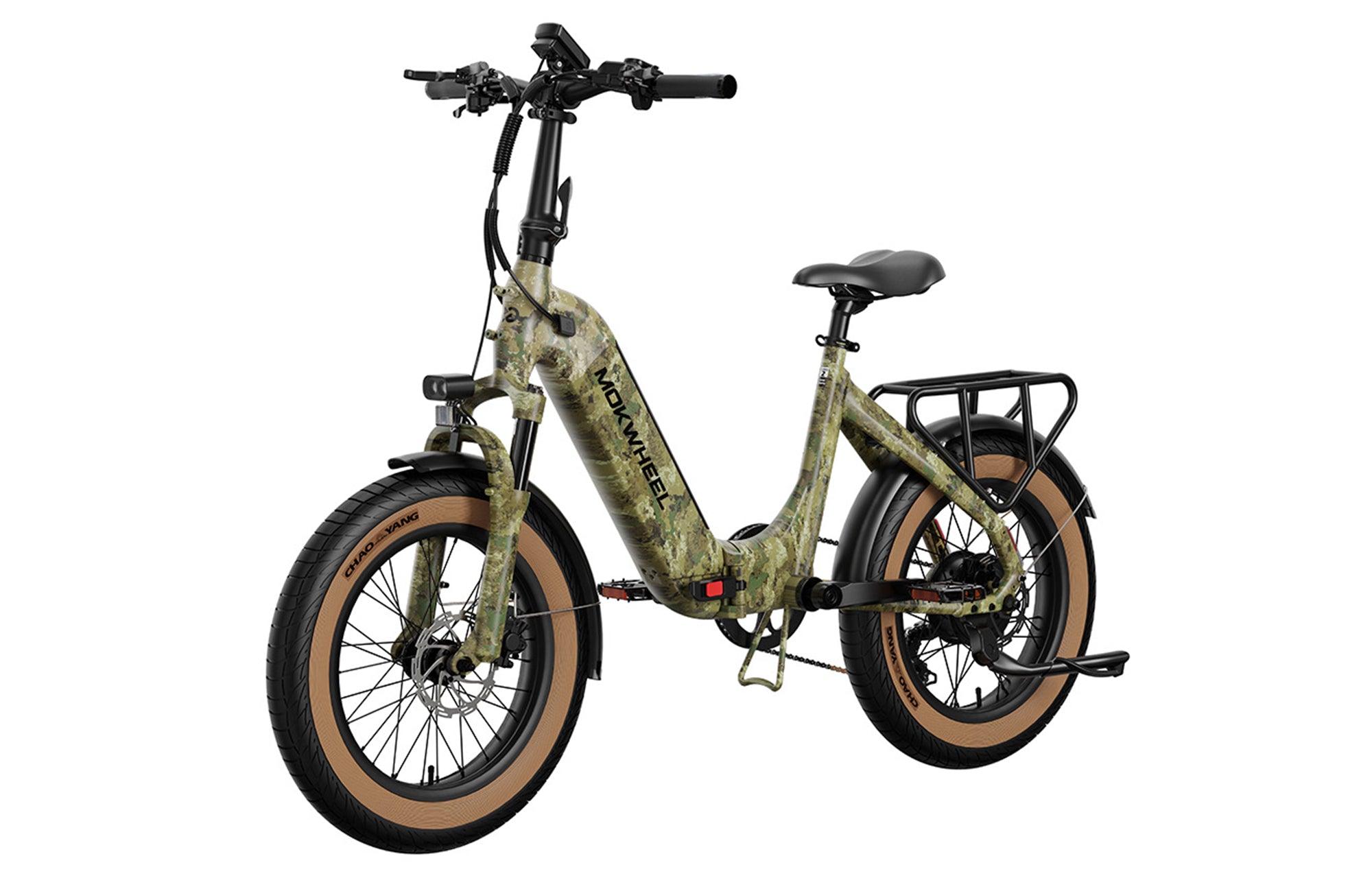 Mokwheel Slate Folding E-Bike – 500W Motor, 50–60 Mile Range