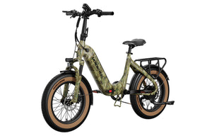 Mokwheel Slate Folding E-Bike – 500W Motor, 50–60 Mile Range