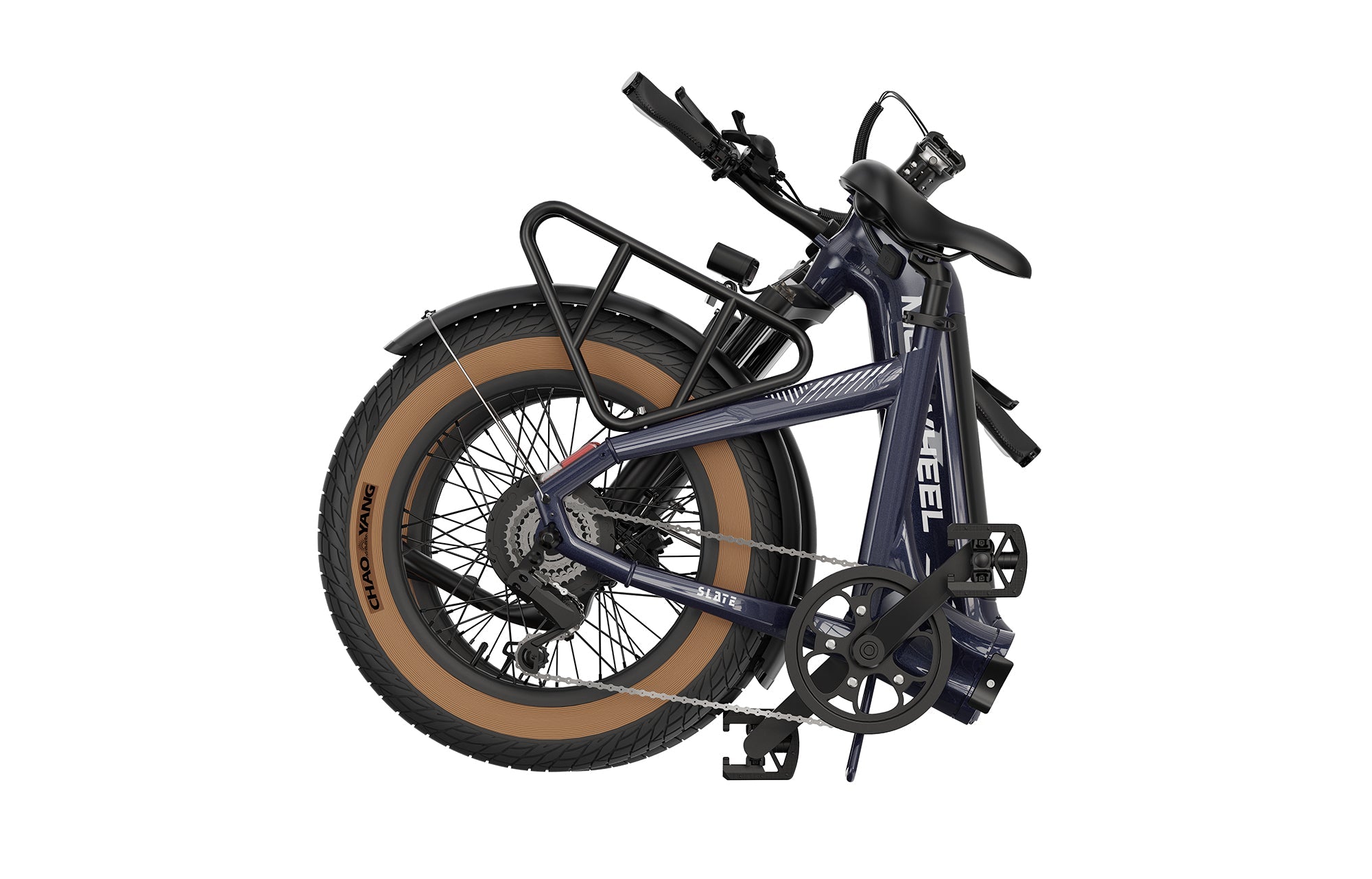 Mokwheel Slate Folding E-Bike – 500W Motor, 50–60 Mile Range