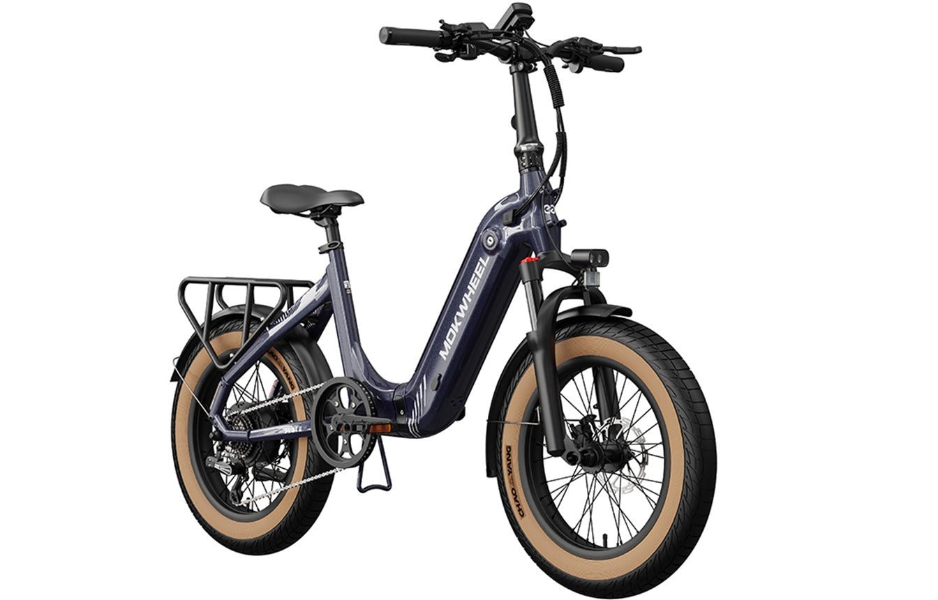 Mokwheel Slate Folding E-Bike – 500W Motor, 50–60 Mile Range
