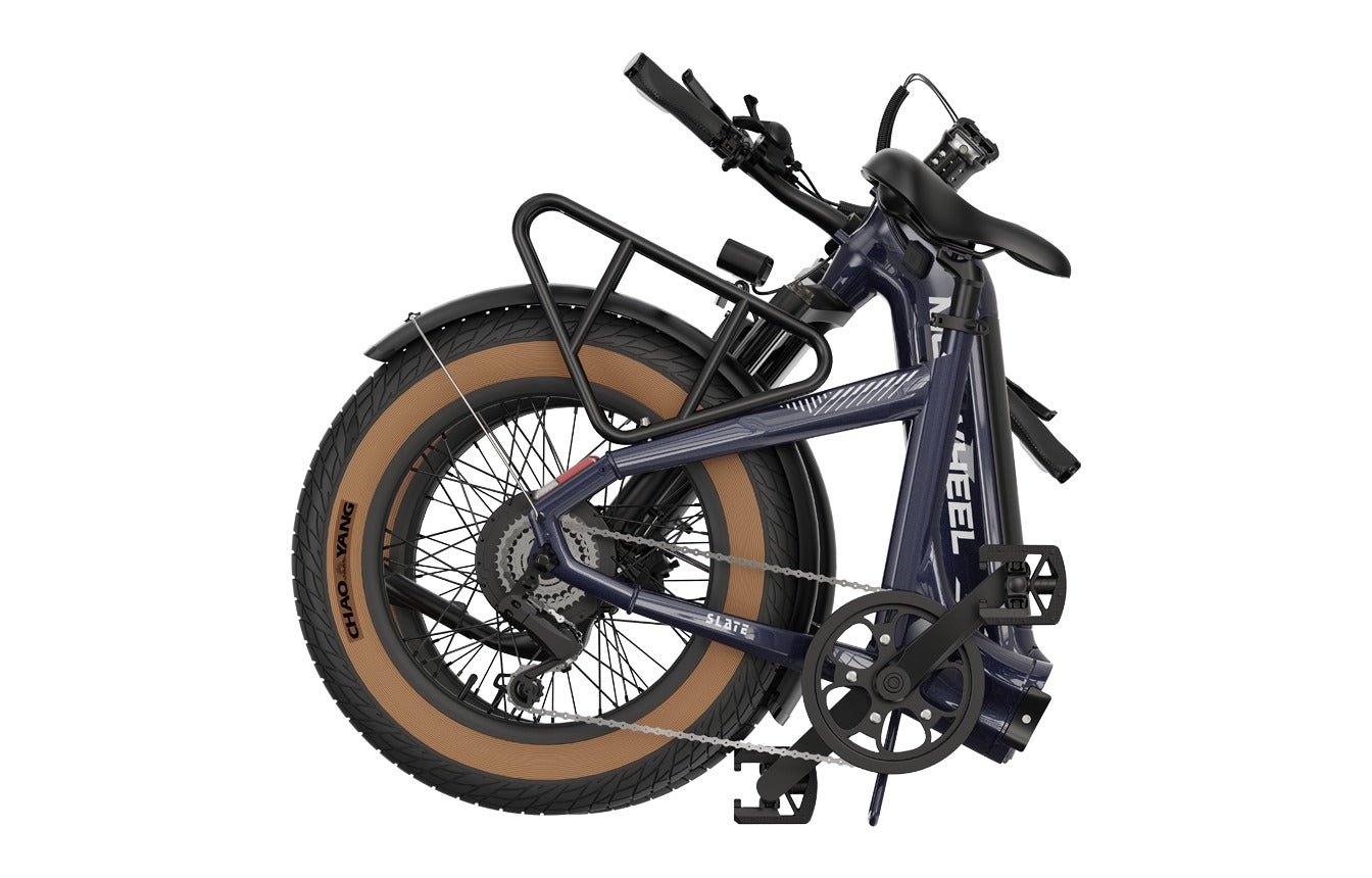 Mokwheel Slate Folding E-Bike – 500W Motor, 50–60 Mile Range