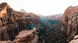 ZION CANYON OVERLOOK TRAIL- ONE MILE OUT AND BACK