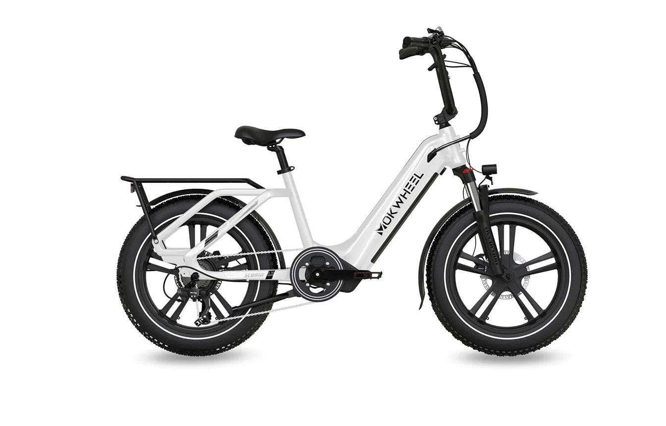 Mokwheel Scoria Power Station Bike white- Antelope Ebikes